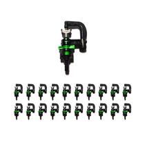 Microaspersor Aq210 rotativo Verde 162 L/h 20 Und Irrigação Microaspersor Aq210 rotativo Verde 162 L/h 20 Und Irrigação