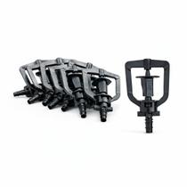Microaspersor Plasnova Preto 38 L/h Rotativo 360 Kit com 10 Unidades para Irrigação