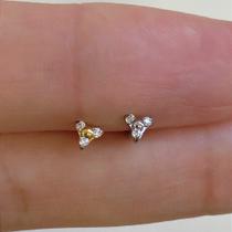 MICROBELL CURVO EM AÇO TRILHON COM ZIRCÔNIAS CRISTAL - 1,2mm