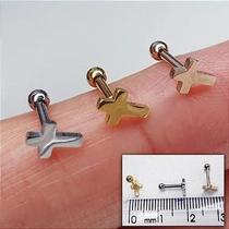 MICROBELL RETO EM AÇO CIRÚRGICO CRUZ LISA - 1,2mm - 3mm