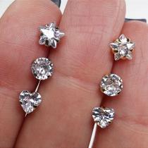 Microbell reto ouro 18k com desenhos e zircônia cristal