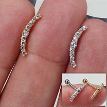 Microbell reto prata 925 com brilhos delicatos