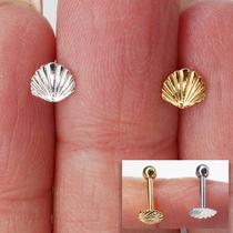 MICROBELL RETO PRATA 925 CONCHINHA - Piercing de Prata 925