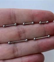 MICROBELL RETO TITÂNIO BOLINHAS - 1,2mm - 3mm