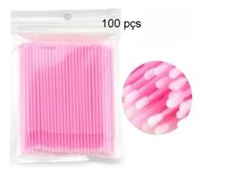 Microbrush Cotonete Para Alongamento De Cílios Saco 100 Und