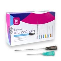 Microcânula 22x 50mm Dermia Flexíveis Preenchimento - 10un