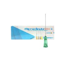 Microcânula Flexível Slim 21g -50mm (0,80mm x 50mm) caixa c/ 10 unidades - Fabinject