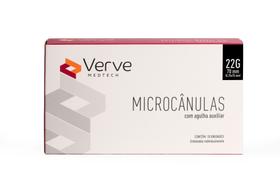 Microcanula Preechimento Metálica Semi-flexível 22g-70 cx 10 Un - Verve