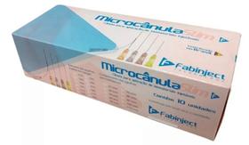 Microcânula Preenchimento Facial 22g X 50mm Cx C/ 10un - Fabinject