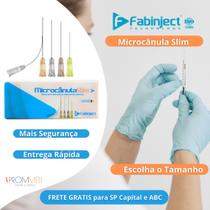 Microcânula Slim Fabinject 10 Unid