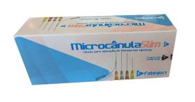 Microcânula Slim Fabinject 22g X 50mm Contém 10 Unidades