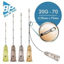 Microcânula Subcisão Bico De Pato Acne/celulite 20gx70 C/5 Fabinject