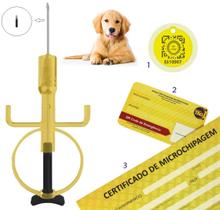 Microchip Animal 2x12mm + Medalha Qr Code - Animalltag