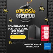 Microcomputador i7 3770 3.40ghz lga1155 8gb ddr3 ssd 24ogb windows 10 pro oem - EQUITECINFO