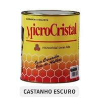 Microcristal castanho escuro - cera carnaúba com cera de abelha impermeabilizante - microcristal - 380g