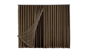 Microfibra c/Voil 6,00x2,50 Trilho Tabaco Microfibra c/Voil 6,00x2,50 Trilho Tabaco