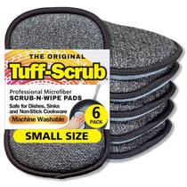 Microfibra Scrub-N-Wipe Pad Tuff-Scrub Original, pacote com 6