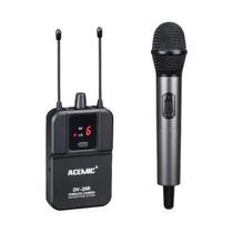 Microfone Acemic Dv20 Sem Fio De Mão Wireless