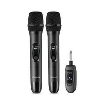 Microfone AIWA Duplo Wireless Com Bateria AwsMic01 Bivolt Microfone AIWA Duplo Wireless Com Bateria AwsMic01 Bivolt