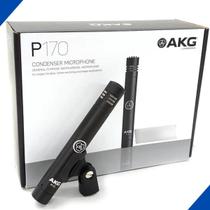 Microfone AKG Condensador Estúdio P170 Profissional Cardioide - Preto