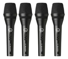 Microfone AKG P3S Kit Com 4 Unidades Microfone AKG P3S Kit Com 4 Unidades