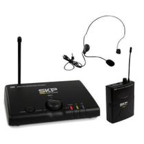 Microfone Auricular Bivolt MINI-V Preto SKP
