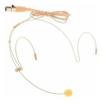 Microfone Auricular C/ Fio Cor Da Pele Cabo 1m Plug Mini Xlr Microfone Auricular C/ Fio Cor Da Pele Cabo 1m Plug Mini Xlr