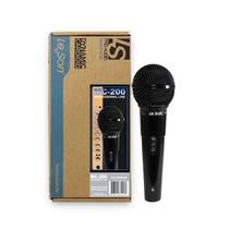 Microfone Básico Prata Le Son Mc200 Dinâmico Cardioide Microfone Básico Prata Le Son Mc200 Dinâmico Cardioide