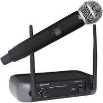 Microfone Bastão de Mão sem fio MultiFrequências UHF Lexsen LM58u PLL