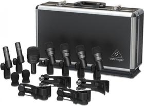 Microfone bateria kit 7 peças behringer bc1200