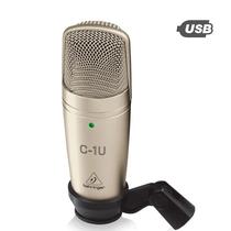 Microfone Behringer C-1u Condensador Champanhe Usb Microfone Behringer C-1u Condensador Champanhe Usb