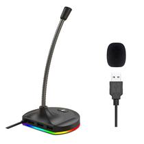 Microfone Blapsuro K8-3 USB RGB Lighting Mute Button 24cm