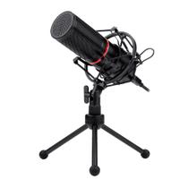 Microfone blazar usb redragon preto - gm300