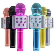 Microfone Bluetooth Karaokê Sem Fio Recarregável - 9H