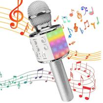 Microfone Bluetooth Karaoke Sem Fio Youtube Muda Voz Infanti