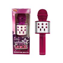 Microfone Bluetooth Rosa Star Voice Zoop Toys Zp00975