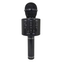 Microfone Bluetooth Sem Fio Spring Karaokê Kids SPK-015 Preto