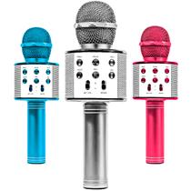Microfone Bluetooth Sem Fio Youtuber Karaoke Reporter Cores - Zoop Toys
