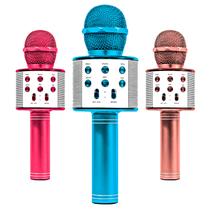 Microfone Bluetooth Sem Fio Youtuber Karaoke Reporter Cores - Zoop Toys