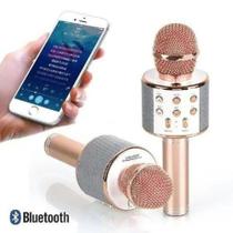 Microfone Bluetooth Sem Fio Youtuber Karaoke Reporter - ZOOP