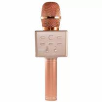 Microfone Bluetooth Super Star Rosa Mk101