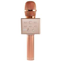 Microfone Bluetooth Super Star Rosa MK101 OEX