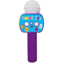 Microfone Bolofofos Divertido com Luzes LED Um Mundo de Diversão e Música Microfone Bolofofos Divertido com Luzes LED Um Mundo de Diversão e Música