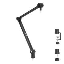 Microfone Boom Arm Mount-It! Ajustável para bola de neve azul Microfone Boom Arm Mount-It! Ajustável para bola de neve azul