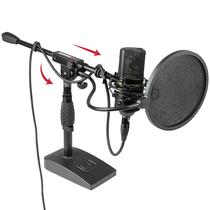 Microfone Boom Arm Stand Gator Frameworks GFW-MIC0821-POP