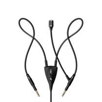 Microfone Boom MEZE AUDIO Omnidirecional com Cabo Plug-and-Play de 2,5 m