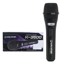 Microfone C/ Fio De Mão K3500 Waldman Profissional Garantia