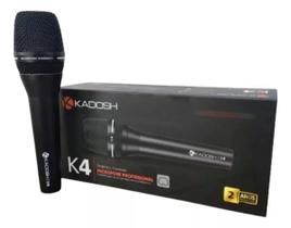 Microfone C/ Fio K4 Kadosh Dinâmico Cardioide Profissional