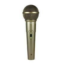 Microfone C/fio Ls-58 Dinamico Champanhe Leson