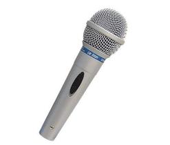 Microfone c/fio mc-200 prata leson